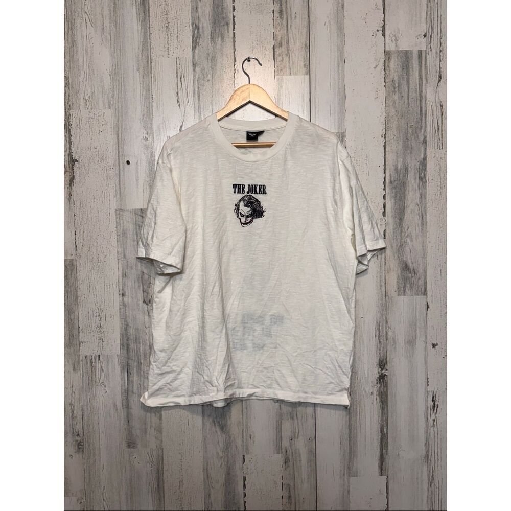 Joker Graphic Tee The Dark Knight Trilogy XL White